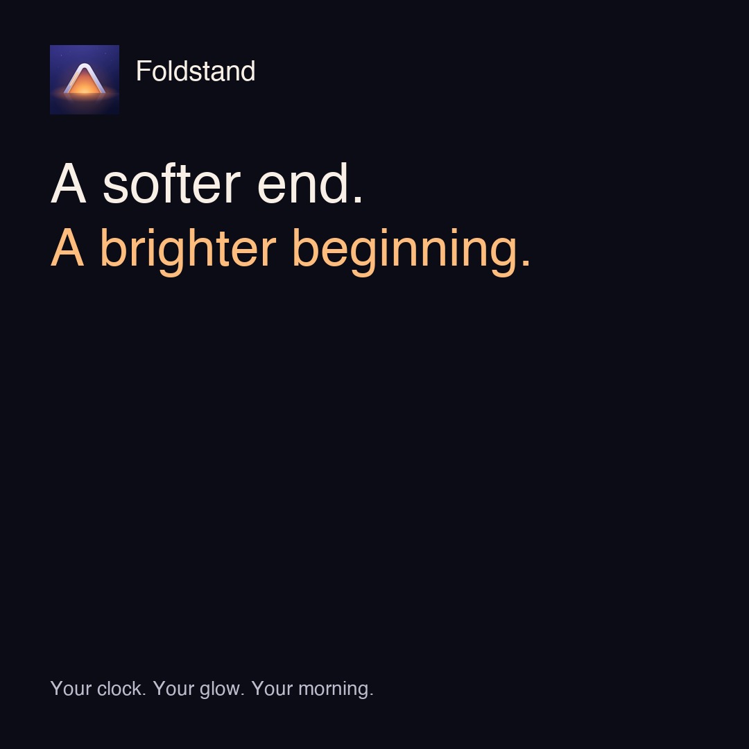 Square Foldstand campaign artwork