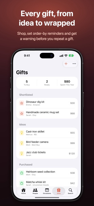 Gifts